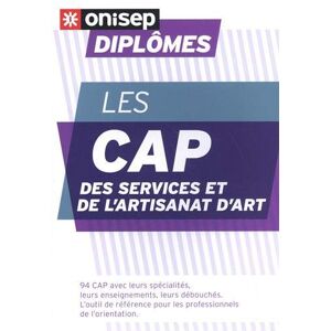 ONISEP - Les CAP des services et de l'artisanat d'art - Preis vom 13.06.2026 05:28:29 h ONISEP - Les CAP des services et de l'artisanat d'art - Preis vom 13.06.2026 05:28:29 h