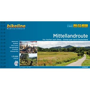 Esterbauer Verlag - Mittellandroute: Von Aachen nach Zittau – Einmal quer durch Deutschland, 1:75.000, 1.044 km, wtterfest/reißfest, GPS-Tracks Download, LiveUpdate (Bikeline Radtourenbücher) - Preis vom 15.06.2026 05:30:30 h Esterbauer Verlag - Mittellandroute: Von Aachen nach Zittau – Einmal quer durch Deutschland, 1:75.000, 1.044 km, wtterfest/reißfest, GPS-Tracks Download, LiveUpdate (Bikeline Radtourenbücher) - Preis vom 15.06.2026 05:30:30 h