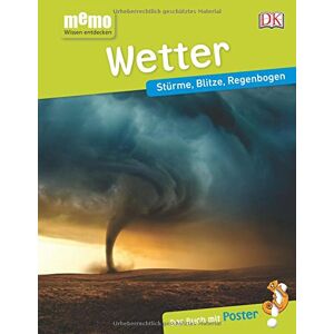 memo Wissen entdecken. Wetter: Stürme, Blitze, Regenbogen. Das Buch mit Poster! - Preis vom 13.06.2026 05:28:29 h memo Wissen entdecken. Wetter: Stürme, Blitze, Regenbogen. Das Buch mit Poster! - Preis vom 13.06.2026 05:28:29 h