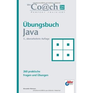 Alexander Niemann - Übungsbuch Java - Preis vom 14.06.2026 05:24:48 h Alexander Niemann - Übungsbuch Java - Preis vom 14.06.2026 05:24:48 h