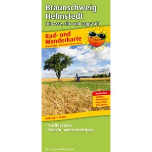 Publicpress - Rad- und Wanderkarte Braunschweig - Helmstedt mit Asse, Elm und Lappwald: Mt Ausflugszielen, Einkehr- & Freizeittipps, wetterfest, reissfest, abwischbar, GPS-genau. 1:50000 - Preis vom 11.06.2026 05:43:19 h Publicpress - Rad- und Wanderkarte Braunschweig - Helmstedt mit Asse, Elm und Lappwald: Mt Ausflugszielen, Einkehr- & Freizeittipps, wetterfest, reissfest, abwischbar, GPS-genau. 1:50000 - Preis vom 11.06.2026 05:43:19 h