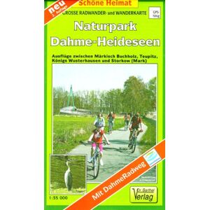 Naturpark Dahme-Heideseen 1 : 35 000. Radwander-und Wanderkarte: Ausflüge zwischen Märkisch Buchholz, Teupitz, Königs Wusterhausen und Storkow (Mark). Mit DahmeRadweg - Preis vom 13.06.2026 05:28:29 h Naturpark Dahme-Heideseen 1 : 35 000. Radwander-und Wanderkarte: Ausflüge zwischen Märkisch Buchholz, Teupitz, Königs Wusterhausen und Storkow (Mark). Mit DahmeRadweg - Preis vom 13.06.2026 05:28:29 h