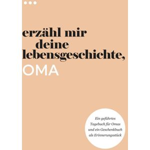Questions About Me - Erzähl mir deine Lebensgeschichte, Oma: Ein geführtes Tagebuch für Omas und ein Geschenkbuch als Erinnerungsstück (Bücher aus der Reihe „Erzähl mir deine Lebensgeschichte“) - Preis vom 14.06.2026 05:24:48 h Questions About Me - Erzähl mir deine Lebensgeschichte, Oma: Ein geführtes Tagebuch für Omas und ein Geschenkbuch als Erinnerungsstück (Bücher aus der Reihe „Erzähl mir deine Lebensgeschichte“) - Preis vom 14.06.2026 05:24:48 h
