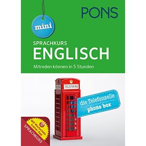 PONS Mini Sprachkurs Englisch: Mitreden können in 5 Stunden. Mit Audio-Training, Audio-Sprachführer und Wortschatztrainer-App. - Preis vom 14.06.2026 05:24:48 h PONS Mini Sprachkurs Englisch: Mitreden können in 5 Stunden. Mit Audio-Training, Audio-Sprachführer und Wortschatztrainer-App. - Preis vom 14.06.2026 05:24:48 h