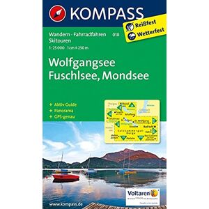 KOMPASS-Karten GmbH - Wolfgangsee - Fuschlsee - Mondsee: Wanderkarte mit Aktiv Guide, Panorama, Radwegen und alpinen Skirouten. GPS-genau. 1:25000 (KOMPASS-Wanderkarten, Band 18) - Preis vom 14.06.2026 05:24:48 h KOMPASS-Karten GmbH - Wolfgangsee - Fuschlsee - Mondsee: Wanderkarte mit Aktiv Guide, Panorama, Radwegen und alpinen Skirouten. GPS-genau. 1:25000 (KOMPASS-Wanderkarten, Band 18) - Preis vom 14.06.2026 05:24:48 h