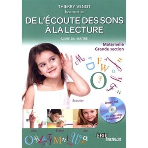 De l'écoute des sons à la lecture Maternelle Grande section : Livre du maître (1CD audio) - Preis vom 16.06.2026 05:30:18 h De l'écoute des sons à la lecture Maternelle Grande section : Livre du maître (1CD audio) - Preis vom 16.06.2026 05:30:18 h