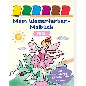 Mein Wasserfarben-Malbuch Feen: Mit Wasserfarben auf jeder Seite – ab 4 Jahren Ausmalspaß mit integrierten Wasserfarben und Pinsel zum Sofortloslegen - Preis vom 16.06.2026 05:30:18 h Mein Wasserfarben-Malbuch Feen: Mit Wasserfarben auf jeder Seite – ab 4 Jahren Ausmalspaß mit integrierten Wasserfarben und Pinsel zum Sofortloslegen - Preis vom 16.06.2026 05:30:18 h