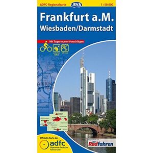 Allgemeiner Deutscher Fahrrad-Club e.V. (ADFC) - ADFC-Regionalkarte Frankfurt a. M. Wiesbaden/Darmstadt mit Tagestouren-Vorschlägen, 1:50.000, reiß- und wetterfest, GPS-Tracks Download (ADFC-Regionalkarte 1:50000) - Preis vom 14.06.2026 05:24:48 h Allgemeiner Deutscher Fahrrad-Club e.V. (ADFC) - ADFC-Regionalkarte Frankfurt a. M. Wiesbaden/Darmstadt mit Tagestouren-Vorschlägen, 1:50.000, reiß- und wetterfest, GPS-Tracks Download (ADFC-Regionalkarte 1:50000) - Preis vom 14.06.2026 05:24:48 h