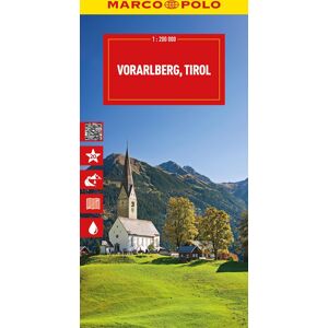 MARCO POLO Reisekarte Österreich 03 Vorarlberg, Tirol 1:200.000: mit Oberbayern, Südtirol - Straßenkarte und Autokarte mit sehenswerten Strecken, Highlights und digitaler Erweiterung - Preis vom 10.06.2026 05:35:22 h MARCO POLO Reisekarte Österreich 03 Vorarlberg, Tirol 1:200.000: mit Oberbayern, Südtirol - Straßenkarte und Autokarte mit sehenswerten Strecken, Highlights und digitaler Erweiterung - Preis vom 10.06.2026 05:35:22 h