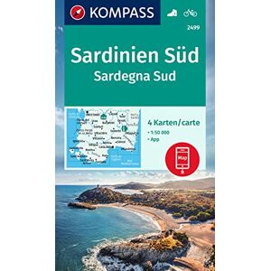 KOMPASS Wanderkarten-Set 2499 Sardinien Süd / Sardegna Sud (4 Karten) 1:50.000: inklusive Karte zur offline Verwendung in der KOMPASS-App. Fahrradfahren. - Preis vom 15.06.2026 05:30:30 h KOMPASS Wanderkarten-Set 2499 Sardinien Süd / Sardegna Sud (4 Karten) 1:50.000: inklusive Karte zur offline Verwendung in der KOMPASS-App. Fahrradfahren. - Preis vom 15.06.2026 05:30:30 h