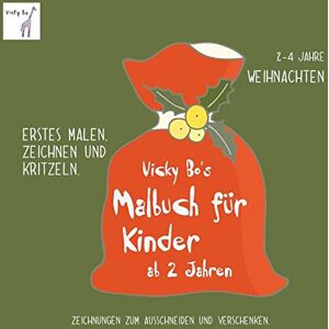 Vicky Bo - Malbuch Weihnachten ab 2 Jahre - Preis vom 15.06.2026 05:30:30 h Vicky Bo - Malbuch Weihnachten ab 2 Jahre - Preis vom 15.06.2026 05:30:30 h