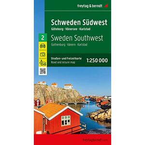 freytag & berndt - Schweden Südwest, Straßen- und Freizeitkarte 1:250.000, freytag & berndt: Göteborg - Vänersee - Karlstad (freytag & berndt Auto + Freizeitkarten) - Preis vom 15.06.2026 05:30:30 h freytag & berndt - Schweden Südwest, Straßen- und Freizeitkarte 1:250.000, freytag & berndt: Göteborg - Vänersee - Karlstad (freytag & berndt Auto + Freizeitkarten) - Preis vom 15.06.2026 05:30:30 h