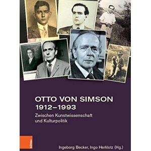Becker Otto von Simson 1912-1993: Zwischen Kunstwissenschaft und Kulturpolitik (Studien zur Kunst, Band 43) - Preis vom 15.06.2026 05:30:30 h Becker Otto von Simson 1912-1993: Zwischen Kunstwissenschaft und Kulturpolitik (Studien zur Kunst, Band 43) - Preis vom 15.06.2026 05:30:30 h