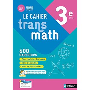 Marc Le cahier Transmath 3e, cycle 4 : 600 exercices - Preis vom 16.06.2026 05:30:18 h Marc Le cahier Transmath 3e, cycle 4 : 600 exercices - Preis vom 16.06.2026 05:30:18 h