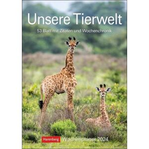 Markus Hattstein, Thomas Huhnold - Unsere Tierwelt Wochenplaner 2024: 53 Blatt mit Wochenchronik - Preis vom 11.06.2026 05:43:19 h Markus Hattstein, Thomas Huhnold - Unsere Tierwelt Wochenplaner 2024: 53 Blatt mit Wochenchronik - Preis vom 11.06.2026 05:43:19 h