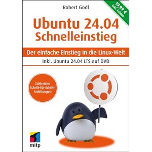 Robert Gödl - Ubuntu 24.04 LTS Schnelleinstieg: Inkl. E-Book und Ubuntu auf DVD. Der einfache Einstieg in die Linux-Welt - Preis vom 11.06.2026 05:43:19 h Robert Gödl - Ubuntu 24.04 LTS Schnelleinstieg: Inkl. E-Book und Ubuntu auf DVD. Der einfache Einstieg in die Linux-Welt - Preis vom 11.06.2026 05:43:19 h