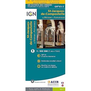 Collectif - Saint Jacques Jakobsweg GR65-2 Moissac - Roncevaux - Touristische Karte 1:100.000 - Preis vom 15.06.2026 05:30:30 h Collectif - Saint Jacques Jakobsweg GR65-2 Moissac - Roncevaux - Touristische Karte 1:100.000 - Preis vom 15.06.2026 05:30:30 h