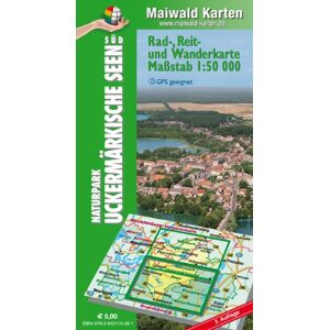 Maiwald, Detlef sen. u. Björn jr. - Uckermark Süd = Rad-, Reit- u. Wanderkarte Naturpark Uckermärkische Seen Süd - Karte Süd: 1:50.000 - GPS geeignet - Kartennetz: Gaus-Krüger-Projektion auf WGS 84 - Preis vom 13.06.2026 05:28:29 h Maiwald, Detlef sen. u. Björn jr. - Uckermark Süd = Rad-, Reit- u. Wanderkarte Naturpark Uckermärkische Seen Süd - Karte Süd: 1:50.000 - GPS geeignet - Kartennetz: Gaus-Krüger-Projektion auf WGS 84 - Preis vom 13.06.2026 05:28:29 h