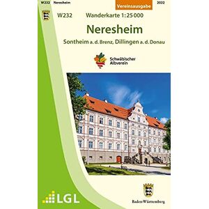 Schwäbischer Albverein e.V. - W232 Neresheim - Sontheim a.d.Brenz, Dillingen a.d.Donau: Wanderkarte 1:25.000: W232 Wanderkarte 1:25000, Vereinsausgabe (Wanderkarten 1:25 000) - Preis vom 13.06.2026 05:28:29 h Schwäbischer Albverein e.V. - W232 Neresheim - Sontheim a.d.Brenz, Dillingen a.d.Donau: Wanderkarte 1:25.000: W232 Wanderkarte 1:25000, Vereinsausgabe (Wanderkarten 1:25 000) - Preis vom 13.06.2026 05:28:29 h