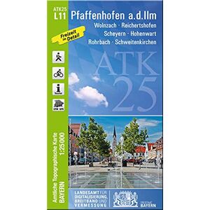 Landesamt für Digitalisierung, Breitband und Vermessung, Bayern - ATK25-L11 Pfaffenhofen a.d.Ilm (Amtliche Topographische Karte 1:25000): Wolnzach, Reichertshofen, Scheyern, Hohenwart, Rohrbach, Schweitenkirchen: ... Amtliche Topographische Karte 1:25000 Landesamt für Digitalisierung, Breitband und Vermessung, Bayern - ATK25-L11 Pfaffenhofen a.d.Ilm (Amtliche Topographische Karte 1:25000): Wolnzach, Reichertshofen, Scheyern, Hohenwart, Rohrbach, Schweitenkirchen: ... Amtliche Topographische Karte 1:25000