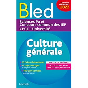 Vincent Bled culture générale : Sciences Po et concours commun des IEP, CPGE, université : tous les thèmes, concours et examens 2022 - Preis vom 15.06.2026 05:30:30 h Vincent Bled culture générale : Sciences Po et concours commun des IEP, CPGE, université : tous les thèmes, concours et examens 2022 - Preis vom 15.06.2026 05:30:30 h