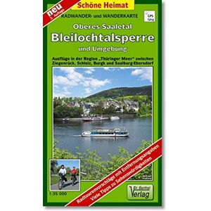 Verlag Dr. Barthel - Radwander- und Wanderkarte Oberes Saaletal, Bleilochtalsperre und Umgebung: Ausflüge zwischen Schleiz, Saalburg-Ebersdorf, Ziegenrück,Burgk, Blankenstein und Hirschberg. 1:35000 (Schöne Heimat) - Preis vom 13.06.2026 05:28:29 h Verlag Dr. Barthel - Radwander- und Wanderkarte Oberes Saaletal, Bleilochtalsperre und Umgebung: Ausflüge zwischen Schleiz, Saalburg-Ebersdorf, Ziegenrück,Burgk, Blankenstein und Hirschberg. 1:35000 (Schöne Heimat) - Preis vom 13.06.2026 05:28:29 h