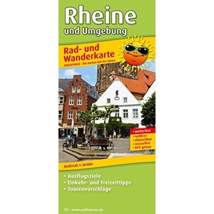 Rheine und Umgebung: Rad- und Wanderkarte mit Ausflugszielen, Einkehr- & Freizeittipps, wetterfest, reißfest, abwischbar, GPS-genau. 1:50000 - Preis vom 10.06.2026 05:35:22 h Rheine und Umgebung: Rad- und Wanderkarte mit Ausflugszielen, Einkehr- & Freizeittipps, wetterfest, reißfest, abwischbar, GPS-genau. 1:50000 - Preis vom 10.06.2026 05:35:22 h