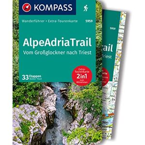 Walter Theil - KOMPASS Wanderführer AlpeAdriaTrail, Vom Großglockner nach Triest, 33 Etappen: mit Extra-Tourenkarte, GPX-Daten zum Download - Preis vom 15.06.2026 05:30:30 h Walter Theil - KOMPASS Wanderführer AlpeAdriaTrail, Vom Großglockner nach Triest, 33 Etappen: mit Extra-Tourenkarte, GPX-Daten zum Download - Preis vom 15.06.2026 05:30:30 h