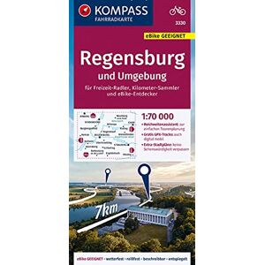 KOMPASS-Karten GmbH - KOMPASS Fahrradkarte 3330 Regensburg und Umgebung 1:70.000: reiß- und wetterfest mit Extra Stadtplänen - Preis vom 16.06.2026 05:30:18 h KOMPASS-Karten GmbH - KOMPASS Fahrradkarte 3330 Regensburg und Umgebung 1:70.000: reiß- und wetterfest mit Extra Stadtplänen - Preis vom 16.06.2026 05:30:18 h