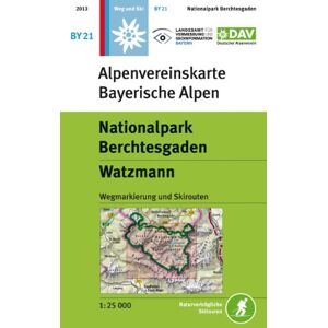 Landesamt für Vermessung und Geoinformation Bayern - Nationalpark Berchtesgaden, Watzmann: Wegmarkierungen - Topographische Karte 1:25000 - Preis vom 16.06.2026 05:30:18 h Landesamt für Vermessung und Geoinformation Bayern - Nationalpark Berchtesgaden, Watzmann: Wegmarkierungen - Topographische Karte 1:25000 - Preis vom 16.06.2026 05:30:18 h