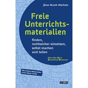 Jöran Muuß-Merholz - Freie Unterrichtsmaterialien finden, rechtssicher einsetzen, selbst machen und teilen: Mit Online-Materialien und E-Book inside - Preis vom 14.06.2026 05:24:48 h Jöran Muuß-Merholz - Freie Unterrichtsmaterialien finden, rechtssicher einsetzen, selbst machen und teilen: Mit Online-Materialien und E-Book inside - Preis vom 14.06.2026 05:24:48 h