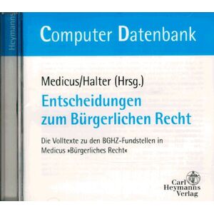 Entscheidungen zum Bürgerlichen Recht. CD- ROM für Windows 3.1/95/ NT - Preis vom 15.06.2026 05:30:30 h Entscheidungen zum Bürgerlichen Recht. CD- ROM für Windows 3.1/95/ NT - Preis vom 15.06.2026 05:30:30 h