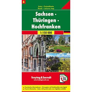 Freytag-Berndt und Artaria KG - Sachsen - Thüringen - Hochfranken, Autokarte 1:150.000, Blatt 8 (freytag & berndt Auto + Freizeitkarten) - Preis vom 14.06.2026 05:24:48 h Freytag-Berndt und Artaria KG - Sachsen - Thüringen - Hochfranken, Autokarte 1:150.000, Blatt 8 (freytag & berndt Auto + Freizeitkarten) - Preis vom 14.06.2026 05:24:48 h