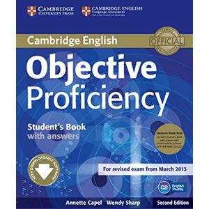 Annette Capel - Objective Proficiency Student's Book Pack (student's Book with Answers with Downloadable Software and Class Audio CDs (2)) - Preis vom 14.06.2026 05:24:48 h Annette Capel - Objective Proficiency Student's Book Pack (student's Book with Answers with Downloadable Software and Class Audio CDs (2)) - Preis vom 14.06.2026 05:24:48 h