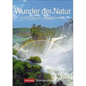 Harenberg - Wunder der Natur Wochenplaner 2023: 53 Blatt mit Zitaten und Wochenchronik - Preis vom 11.06.2026 05:43:19 h Harenberg - Wunder der Natur Wochenplaner 2023: 53 Blatt mit Zitaten und Wochenchronik - Preis vom 11.06.2026 05:43:19 h