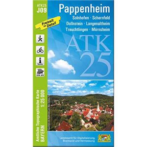Landesamt für Digitalisierung, Breitband und Vermessung, Bayern - ATK25-J09 Pappenheim (Amtliche Topographische Karte 1:25000): Treuchtlingen, Schernfeld, Dollnstein, Langenaltheim, Solnhofen, Mörnsheim (ATK25 Amtliche Topographische Karte 1:25000 Bayern) Landesamt für Digitalisierung, Breitband und Vermessung, Bayern - ATK25-J09 Pappenheim (Amtliche Topographische Karte 1:25000): Treuchtlingen, Schernfeld, Dollnstein, Langenaltheim, Solnhofen, Mörnsheim (ATK25 Amtliche Topographische Karte 1:25000 Bayern)