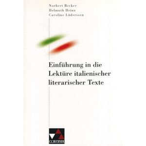 Becker Didaktik / Einführung in die Lektüre italienischer literarischer Texte - Preis vom 15.06.2026 05:30:30 h Becker Didaktik / Einführung in die Lektüre italienischer literarischer Texte - Preis vom 15.06.2026 05:30:30 h