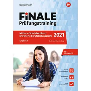 Elke Dreyer - FiNALE - Prüfungstraining Mittlerer Schulabschluss, Fachoberschulreife, Erweiterte Berufsbildungsreife Berlin und Brandenburg: Englisch 2021 Arbeitsbuch mit Lösungsheft und Audio-CD - Preis vom 15.06.2026 05:30:30 h Elke Dreyer - FiNALE - Prüfungstraining Mittlerer Schulabschluss, Fachoberschulreife, Erweiterte Berufsbildungsreife Berlin und Brandenburg: Englisch 2021 Arbeitsbuch mit Lösungsheft und Audio-CD - Preis vom 15.06.2026 05:30:30 h