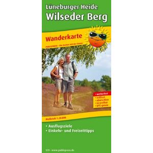 Publicpress - Wanderkarte Lüneburger Heide - Wilseder Berg: Mit Ausflugszielen, Einkehr- & Freizeittipps, wetterfest, reissfest, abwischbar, GPS-genau. 1:25000 - Preis vom 13.06.2026 05:28:29 h Publicpress - Wanderkarte Lüneburger Heide - Wilseder Berg: Mit Ausflugszielen, Einkehr- & Freizeittipps, wetterfest, reissfest, abwischbar, GPS-genau. 1:25000 - Preis vom 13.06.2026 05:28:29 h
