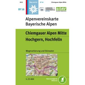 Deutscher Alpenverein - Chiemgauer Alpen, Mitte - Hochgern, Hochfelln: Wegmarkierungen und Skirouten - Topographische Karte 1:25000 - Preis vom 15.06.2026 05:30:30 h Deutscher Alpenverein - Chiemgauer Alpen, Mitte - Hochgern, Hochfelln: Wegmarkierungen und Skirouten - Topographische Karte 1:25000 - Preis vom 15.06.2026 05:30:30 h