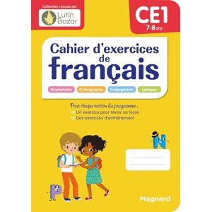 Morgane Céard - Cahier d'exercices de français CE1, 7-8 ans : grammaire, conjugaison, orthographe, lexique - Preis vom 14.06.2026 05:24:48 h Morgane Céard - Cahier d'exercices de français CE1, 7-8 ans : grammaire, conjugaison, orthographe, lexique - Preis vom 14.06.2026 05:24:48 h