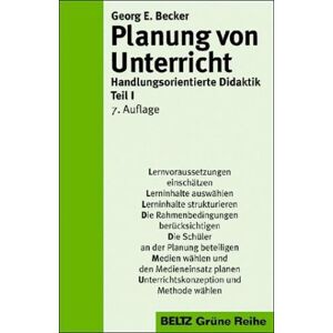 Becker Planung von Unterricht - Preis vom 15.06.2026 05:30:30 h Becker Planung von Unterricht - Preis vom 15.06.2026 05:30:30 h
