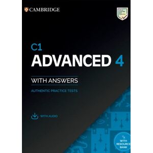 Cambridge University Press - C1 Advanced 4 Student's Book with Answers with Audio with Resource Bank: Authentic Practice Tests (CAE Practice Tests) - Preis vom 14.06.2026 05:24:48 h Cambridge University Press - C1 Advanced 4 Student's Book with Answers with Audio with Resource Bank: Authentic Practice Tests (CAE Practice Tests) - Preis vom 14.06.2026 05:24:48 h