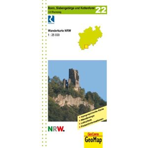 GeoMap - Wanderkarte 1: 25.000 Bonn, Siebengebirge und Kottenforst mit Rheinsteig - Preis vom 14.06.2026 05:24:48 h GeoMap - Wanderkarte 1: 25.000 Bonn, Siebengebirge und Kottenforst mit Rheinsteig - Preis vom 14.06.2026 05:24:48 h