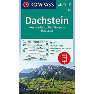 KOMPASS-Karten GmbH - Dachstein, Ausseerland, Bad Goisern, Hallstatt: 4in1 Wanderkarte 1:50000 mit Aktiv Guide und Detailkarten inklusive Karte zur offline Verwendung in ... Skitouren. (KOMPASS-Wanderkarten, Band 20) - Preis vom 12.06.2026 05:40:31 h KOMPASS-Karten GmbH - Dachstein, Ausseerland, Bad Goisern, Hallstatt: 4in1 Wanderkarte 1:50000 mit Aktiv Guide und Detailkarten inklusive Karte zur offline Verwendung in ... Skitouren. (KOMPASS-Wanderkarten, Band 20) - Preis vom 12.06.2026 05:40:31 h