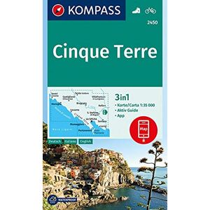 KOMPASS-Karten GmbH - Cinque Terre: 3in1 Wanderkarte 1:35000 mit Aktiv Guide inklusive Karte zur offline Verwendung in der KOMPASS-App. Fahrradfahren. (KOMPASS-Wanderkarten, Band 2450) - Preis vom 15.06.2026 05:30:30 h KOMPASS-Karten GmbH - Cinque Terre: 3in1 Wanderkarte 1:35000 mit Aktiv Guide inklusive Karte zur offline Verwendung in der KOMPASS-App. Fahrradfahren. (KOMPASS-Wanderkarten, Band 2450) - Preis vom 15.06.2026 05:30:30 h