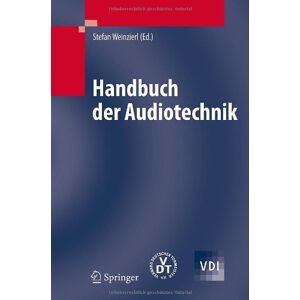 Stefan Weinzierl - Handbuch der Audiotechnik (VDI-Buch) - Preis vom 15.06.2026 05:30:30 h Stefan Weinzierl - Handbuch der Audiotechnik (VDI-Buch) - Preis vom 15.06.2026 05:30:30 h