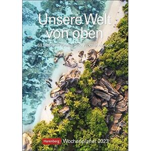 Harenberg - Unsere Welt von oben Wochenplaner 2023: 53 Blatt mit Zitaten und Wochenchronik - Preis vom 15.06.2026 05:30:30 h Harenberg - Unsere Welt von oben Wochenplaner 2023: 53 Blatt mit Zitaten und Wochenchronik - Preis vom 15.06.2026 05:30:30 h