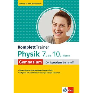 Klett KomplettTrainer Gymnasium Physik 7.-10. Klasse: Der komplette Lernstoff - Preis vom 14.06.2026 05:24:48 h Klett KomplettTrainer Gymnasium Physik 7.-10. Klasse: Der komplette Lernstoff - Preis vom 14.06.2026 05:24:48 h