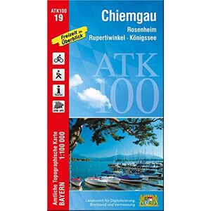 Landesamt für Digitalisierung, Breitband und Vermessung, Bayern - ATK100-19 Chiemgau (Amtliche Topographische Karte 1:100000): Rosenheim, Rupertiwinkel, Königssee (ATK100 Amtliche Topographische Karte 1:100000 Bayern) - Preis vom 11.06.2026 05:43:19 h Landesamt für Digitalisierung, Breitband und Vermessung, Bayern - ATK100-19 Chiemgau (Amtliche Topographische Karte 1:100000): Rosenheim, Rupertiwinkel, Königssee (ATK100 Amtliche Topographische Karte 1:100000 Bayern) - Preis vom 11.06.2026 05:43:19 h